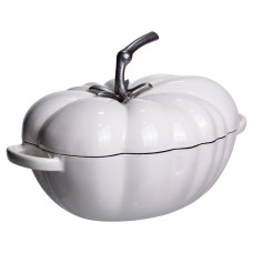 Каструля чавунна емальована Iron Tomato 2,5 л, білий Yiwu HP-FLG-20 BEIGE