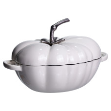 Каструля чавунна емальована Iron Tomato 2,5 л, білий Yiwu HP-FLG-20 BEIGE