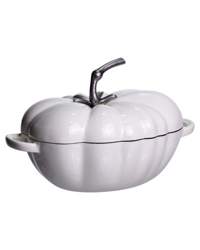 Каструля чавунна емальована Iron Tomato 2,5 л, білий Yiwu HP-FLG-20 BEIGE