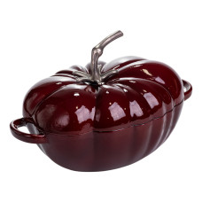 Каструля чавунна емальована Iron Tomato 2,5 л, бургунді Yiwu HP-FLG-20 burgundy