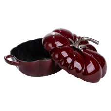 Каструля чавунна емальована Iron Tomato 2,5 л, бургунді Yiwu HP-FLG-20 burgundy