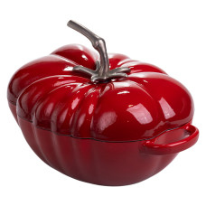 Каструля чавунна емальована Iron Tomato 2,5 л, червоний Yiwu HP-FLG-20 RED