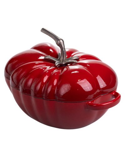 Каструля чавунна емальована Iron Tomato 2,5 л, червоний Yiwu HP-FLG-20 RED