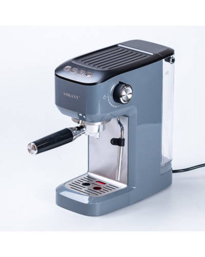 Кавоварка ріжкова Sokany Cofee Maker 1.2л еспресо машина кавоварка для дому