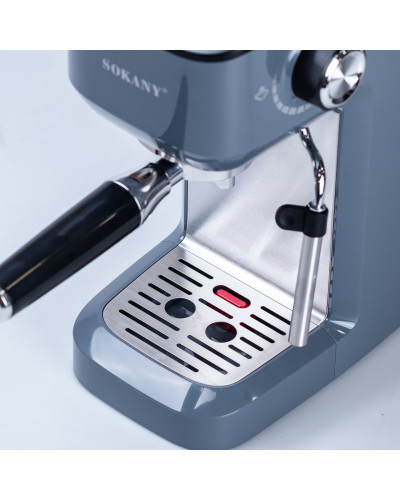 Кавоварка ріжкова Sokany Cofee Maker 1.2л еспресо машина кавоварка для дому