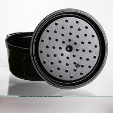 Кокотниця чавунна емальована 4,5 л, малахіт Yiwu HP-FLG-11 green