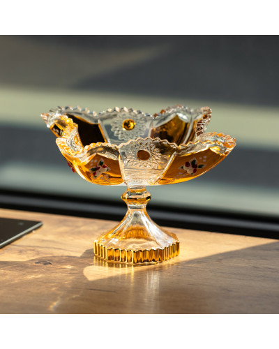 Цукерниця скляна Crystal 12 см Yiwu HP-34-139