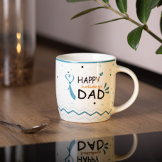 Кружка керамічна з написами 450 (мл) Happy holidays dad RX-N240278HD