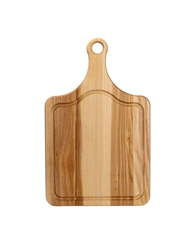 Кухонна обробна дошка дерев'яна 40×25 см з прямокутною основою C18W250400
