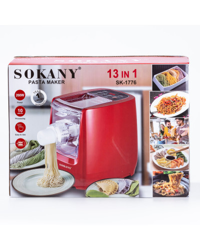 Локшинорізка електрична Sokany Noodle Maker 260 Вт машинка для приготування макаронів