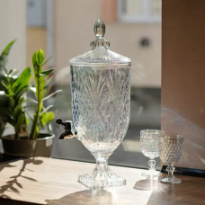 Лимонадниця Crystal Trinity 5 літрів із краном для мохіто-сока напоїв HP-19-303