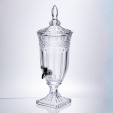 Лимонадниця Topaz Crystal 2 літри з краном HP-19-292 глечик диспенсер для води і напоїв прозорий