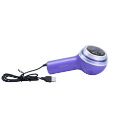 Машинка для стрижки ковтунців електрична Sokany Lint Remover 8 Вт тример для чищення одягу ручний Фіолетовий