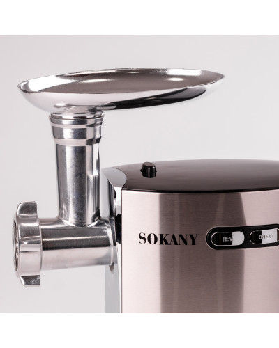 М'ясорубка професійна електрична потужна 2500 Вт Sokany SK-091 професійна електрична 2500 Вт