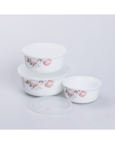 Набор пищевых контейнеров керамических Rose Hip 0,55/0,95/1,35 л