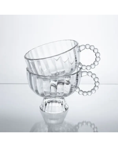Набір креманок на ніжці Sundae Dish 2 штуки по 300 мл з ручкою HP-17-14