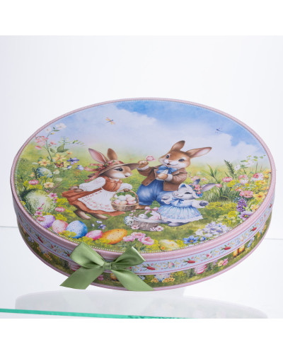 Набір обідніх тарілок Rabbit Family порцелянових  2штуки 25см  HP-7323-10 