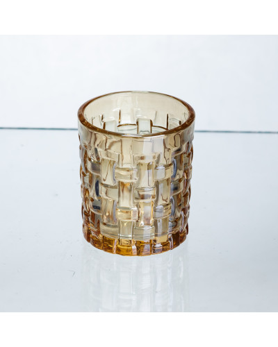 Набір чарок для міцних напоїв Shot glass 6 штук по 75 мл коричневий HP-17-37