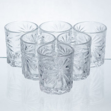 Набір чарок для міцних напоїв Shot glass 6 штук по 75 мл HP-17-36