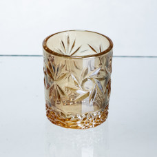 Набір чарок для віскі Shot glass 6 штук по 75 мл коричневий HP-17-39