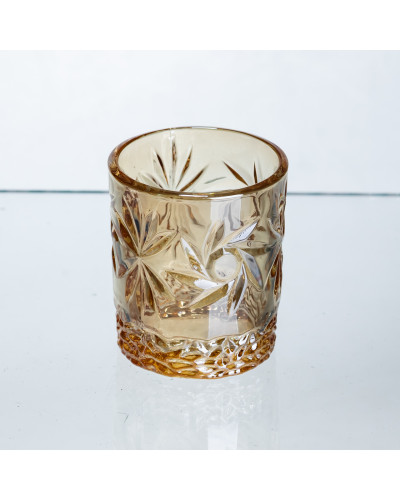 Набір чарок для віскі Shot glass 6 штук по 75 мл коричневий HP-17-39