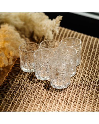 Набір чарок для віскі Shot glass 6 штук по 75 мл HP-17-34