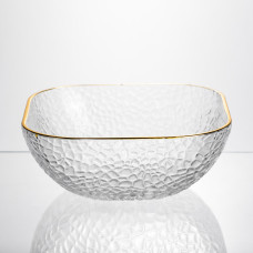Набір салатниць Golden 7 штук 1.5 л/0.2 л із золотою окантовкою Yiwu HP-34-43
