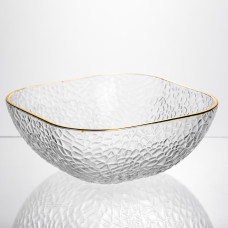 Набір салатниць Golden 7 штук 1.5 л/0.2 л із золотою окантовкою Yiwu HP-34-43
