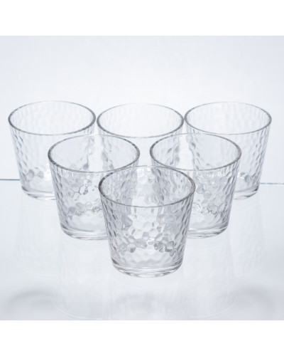 Набір склянок для напоїв Textured Tumbler 6 штук по 140 мл HP-17-17
