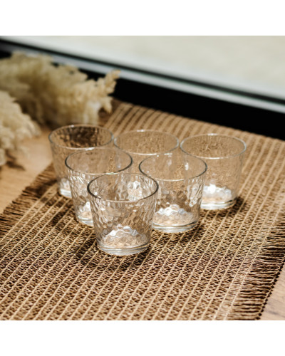 Набір склянок для напоїв Textured Tumbler 6 штук по 140 мл HP-17-17