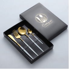 Набір столових приборів Cutlery set із нержавіючої сталі на 1 персону 4 штуки