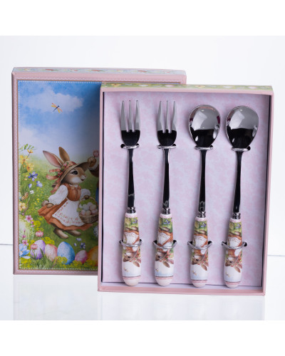 Набір столових приборів Rabbit Family 4 предмети на 2 персони HP-7323-12