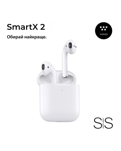 Навушники бездротові SmartX 2 Luxury Bluetooth преміум якість блютуз навушники