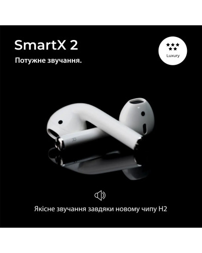Навушники бездротові SmartX 2 Luxury Bluetooth преміум якість блютуз навушники Навушники бездротові SmartX 2 Luxury Bluetooth преміум якість блютуз навушники