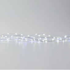 Новорічна гірлянда кімнатна нитка 22 м 220 LED кімнатна гірлянда білий провід Біле світло W220LED22MWW