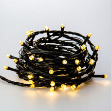 Новорічна гірлянда штора 3х2 м 144 LED кімнатна білий провід Жовтий ZWM32144LEDY