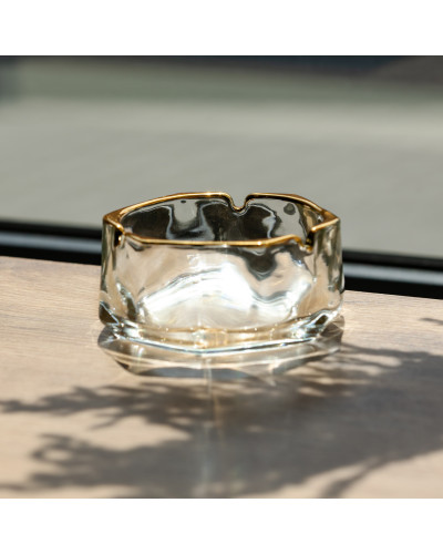 Попільничка скляна 12 см Yiwu HP-34-66