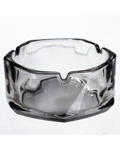 Попільничка скляна Diamond Faceted 12 см, сірий Yiwu HP-34-79