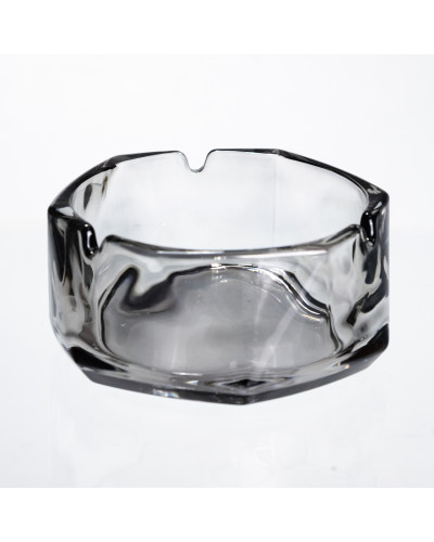 Попільничка скляна Diamond Faceted 12 см, сірий Yiwu HP-34-79
