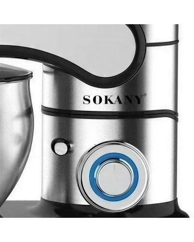 Планетарний міксер Sokany 2000 Вт з чашею 8,5 л 6 режимів SK-05015