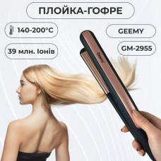 Керамічні професійні щипці для завивки хвиль до 200 ° C 45 Вт Gemei