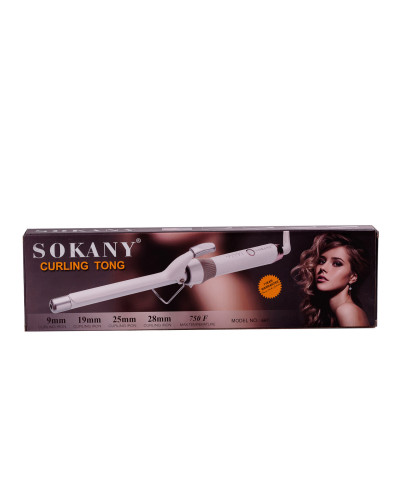 Плойка професійна для завивки волосся 9 мм щипці для локонів Sokany 667-9