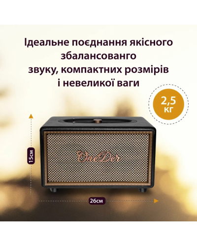 Портативна колонка Bluetooth OneDer D6 потужна з Bluetooth TF/USB/AUX 40 Вт Чорний Портативна колонка Bluetooth OneDer D6 потужна з Bluetooth TF/USB/AUX 40 Вт Чорний