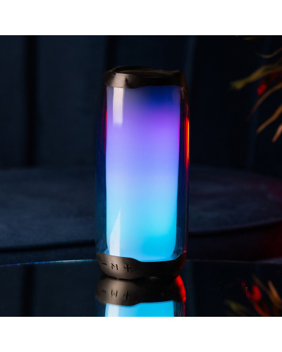 Портативна колонка Bluetooth Pulse 4 з підсвіткою та світломузикою USB Type-C/AUX 10 Вт