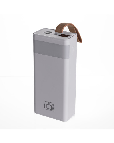 Повербанк 30000 mAh зі швидким заряджанням і ліхтариком 22.5 Вт powerbank заряджання для телефона ґаджетів Білий HP-N50
