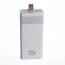 Повербанк 30000 mAh зі швидким заряджанням і ліхтариком 22.5 Вт powerbank заряджання для телефона ґаджетів Білий HP-N50