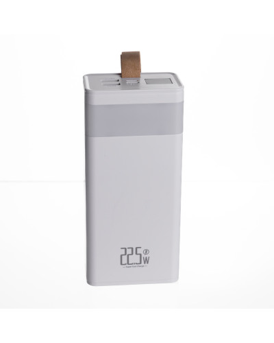 Повербанк 30000 mAh зі швидким заряджанням і ліхтариком 22.5 Вт powerbank заряджання для телефона ґаджетів Білий HP-N50