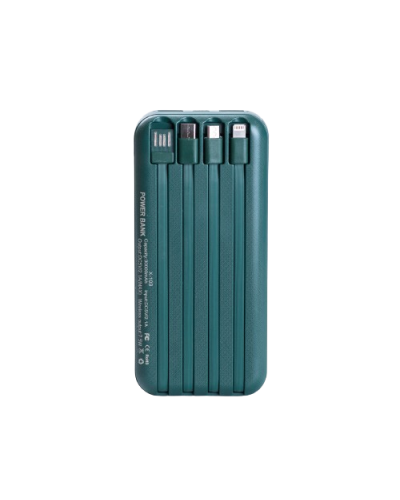 Повербанк 30000mah магнітна зарядка magsafe Power Bank з кабелями Lightning, USB-C, Micro USB, USB