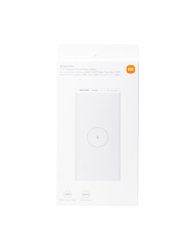 Повербанк Xiaomi 10000 mah powerbank бездротова зарядка Туре-С і Micro-USB бездротова зарядка