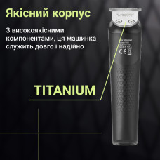 Професійний триммер для волосся VGR 4 насадки Компактний триммер для бороди USB-заряджання 5 Вт